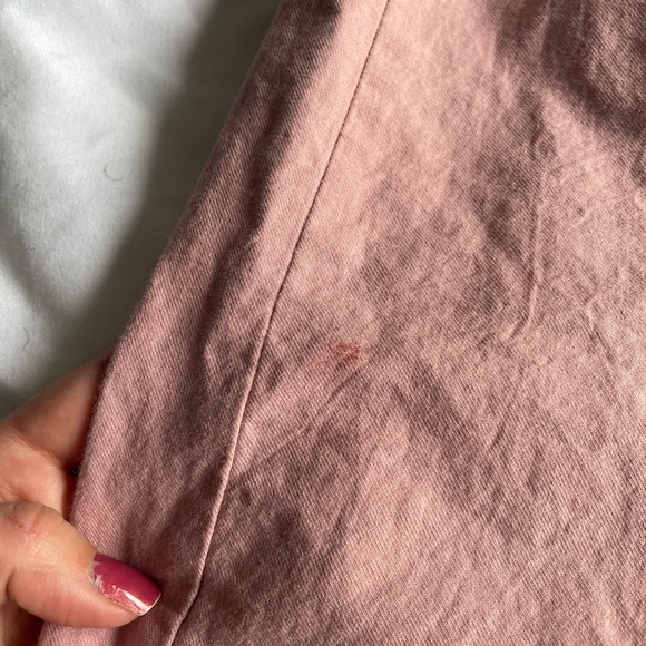 Lulus See Ya Later Off the Shoulder Lace Up Dress Pink size S - Picture 7 of 8